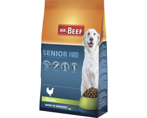 Granule pro psy MR.BEEF Senior kuřecí 4 kg