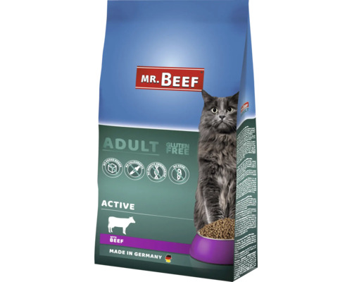Granule pro kočky MR.BEEF Activ hovězí 10 kg