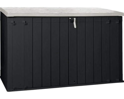 Zahradní skříň Toomax Stora Way Plus 3XL 216 x 109 x 140 cm plastová grafit Zahradní truhla pro uložení zahradního náčiní