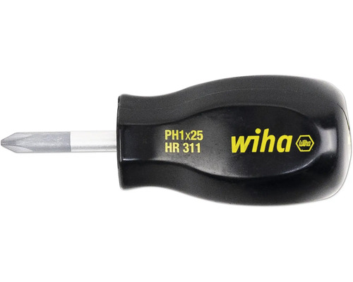 Křížový šroubovák Wiha STUBBY PH1 81mm Křížový šroubovák Wiha STUBBY PH1 81mm