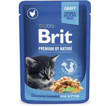 Brit Premium by Nature krmivo pro kočky s kuřecím masem pro koťata