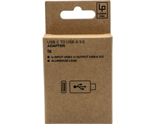 Balení adaptéru Lumak Pro USB-C na USB-A 3.0