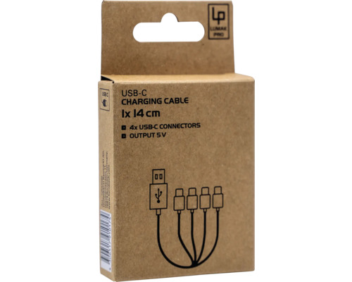 Nabíjecí kabel USB-C, délka 14 cm