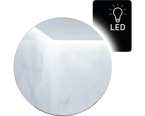 Kulaté LED zrcadlo do koupelny s osvětlením Ambiente Ronde Ø 100 cm