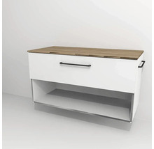 Koupelnová skříňka pod umyvadlo Devo Sonus 2.0 bílá 97 x 52 x 45 cm SO2-SU1S97x52F01K51