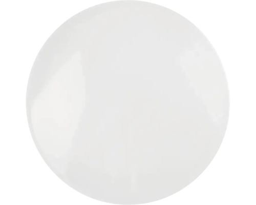 Bílý keramický talíř