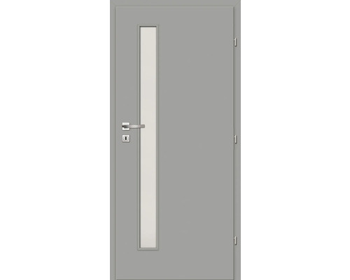 Interiérové dveře ATTIS 3/3 Šedý mat 90P