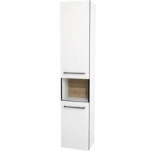 Koupelnová skříňka vysoká Devo Sonus 2.0 levá bílá 38 x 186 x 30 cm SO2-SWN2DL38-F01