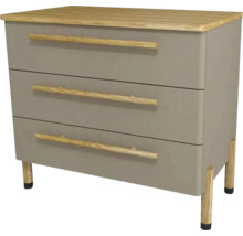 Koupelnová skříňka pod umyvadlo Devo Sonet Dakar/dub 84 x 75 x 49 cm SF-SU3S84-F120D01L09