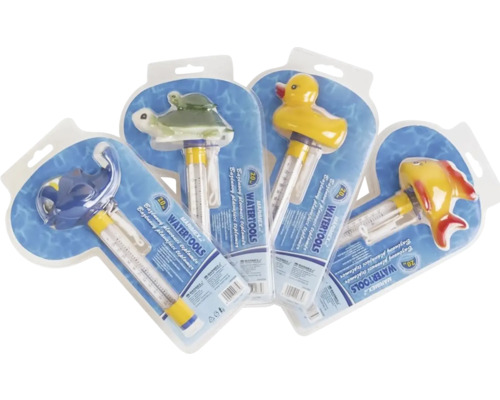 Bazénový teploměr se zvířecími motivy v obalu