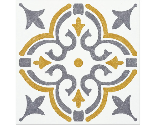 Dekorativní podlahová dlaždice s abstraktním vzorem