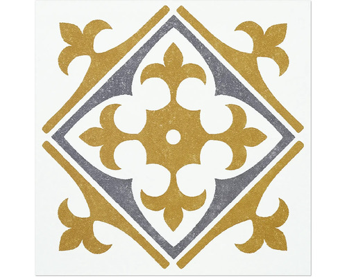 Dekorativní dlaždice s květinovým vzorem