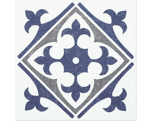 Dekorativní dlaždice s květinovým ornamentem