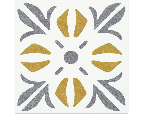 Dekorativní dlaždice s květinovým vzorem