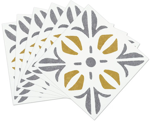 Několik dlaždic s geometrickým vzorem