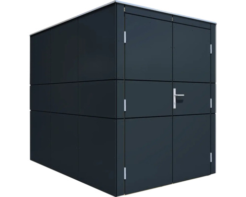 Kovový zahradní box s dvířky