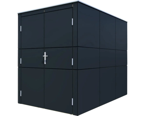 Zahradní domek s dveřmi pro uskladnění zahradního nářadí