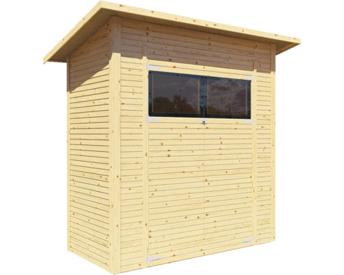 Dřevěný zahradní domek s okny