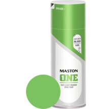 Sprej Maston One se vzorkem barvy ve světle zelené barvě RAL 6018