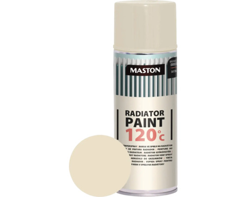 Barva ve spreji na radiátor Maston Radiator Paint magnolia lesk 0,4 l-0