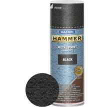Kladívková barva 400ml černá Metall-Hammer