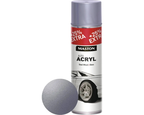 AutoACRYL sprej 500ml ocelově stříbrná