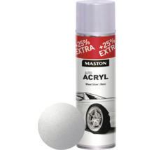 Maston Auto Acryl barva ve spreji na kola stříbrná lesklá