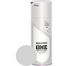Mastons One Premium sprej, barva bílý hliník RAL 9006, lesklý
