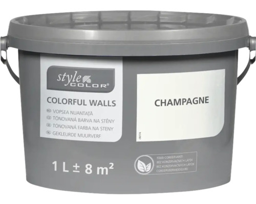 Barva na stěny a strop StyleColor 1 l šampaňské
