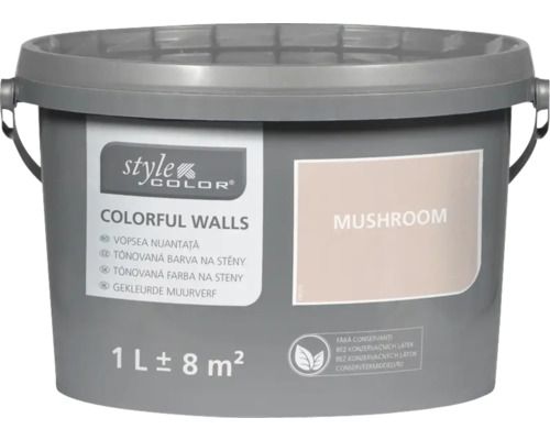Barva na stěny a strop StyleColor 1 l mushroom-0