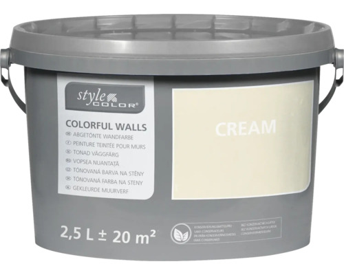 Barva na stěny a strop StyleColor krémová 2,5l