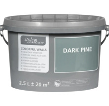 Barva na zeď StyleColor Dark pine zelená 2,5 l