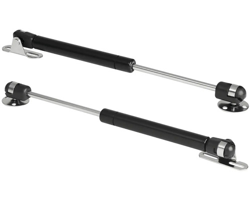 Dvě plynové pružiny s upevňovacími prvky