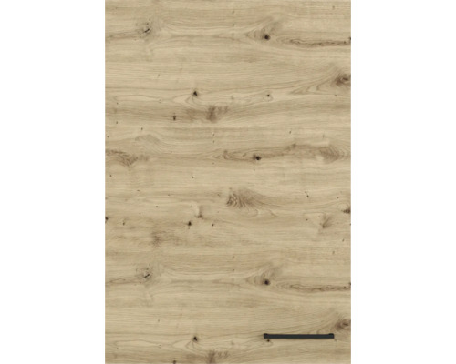 Kuchyňská skříňka s dekorem dřeva a úchytkou