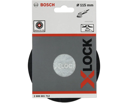 Brusný kotouč Bosch s uchycením X-Lock, průměr 115 milimetrů