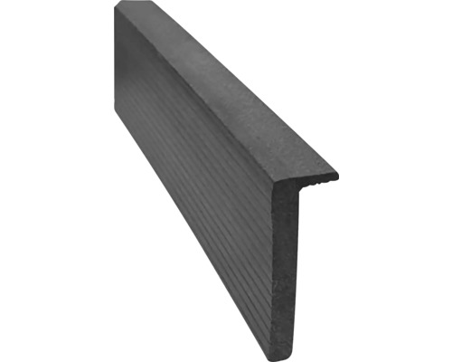 Ukončovací profil WPC L Antracite 12 x 58 x 4000 mm T-profil z plastu