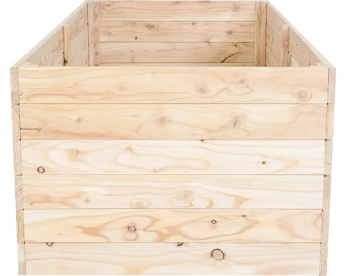 Vyvýšený záhon ze dřeva