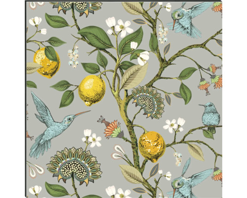 Dekor s citronovníkem a kolibříky