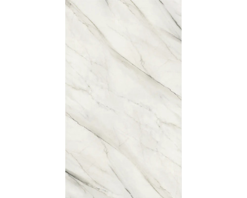 Bílá mramorová dlaždice s šedými žilkami