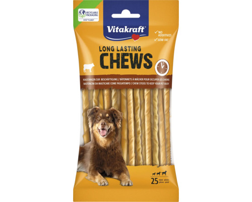 Pamlsky pro psy Vitakraft Chews točené žvýkací tyčinky 12,5 cm 25 ks