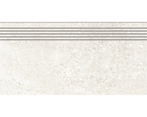 Schodovka imitace kamene Stein světle hnědá 30x60 cm