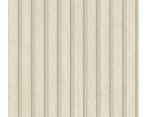 Vliesová tapeta dřevený panel béž.krém. 0,53x10,05 m