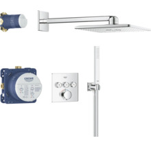 Grohe dešťová sprcha s hlavovou sprchou, ruční sprchou a termostatem