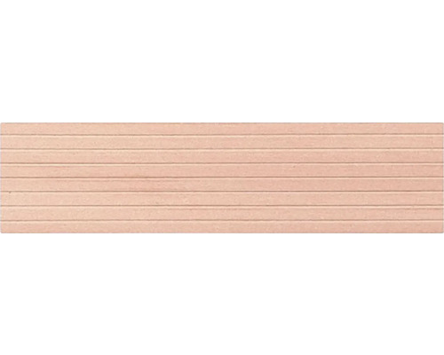 Ukončovací profil WPC plný Rosewood 11 x 70 x 4000 mm Obdélníková keramická obkládačka se rýhovaným povrchem