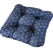 Čtvercový sedák na židli s geometrickým vzorem