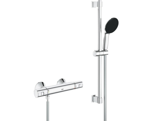 Termostatická sprchová baterie Grohe Quickfix Precision Start chrom 34597001 Sprchová baterie s tyčí a ruční sprchou