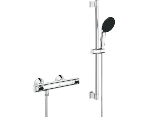 Sprchový set s termostatickou baterií Grohe Quickfix Precision Flow chrom 34800001