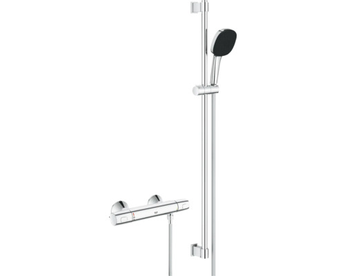 Termostatická sprchová baterie Grohe Quickfix Precision Trend chrom 34855003 Sprchová tyč s ruční sprchou a termostatickou baterií pro sprchu