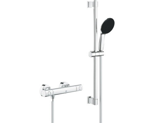 Termostatická sprchová baterie Grohe Quickfix Precision Get chrom 34856000 Sprchová baterie s termostatem a sprchovou tyčí