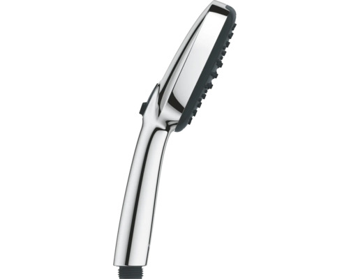 Ruční sprcha z chromu s obdélníkovou sprchovou hlavicí